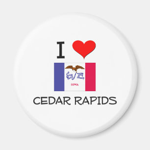 I Liebe ZEDERRAPIDS Iowa Magnet