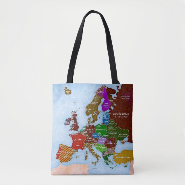I Liebe zeichnen Sie Tasche auf (Vorderseite)