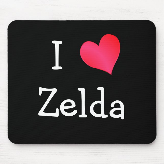 I Liebe Zelda Mousepad (Vorne)