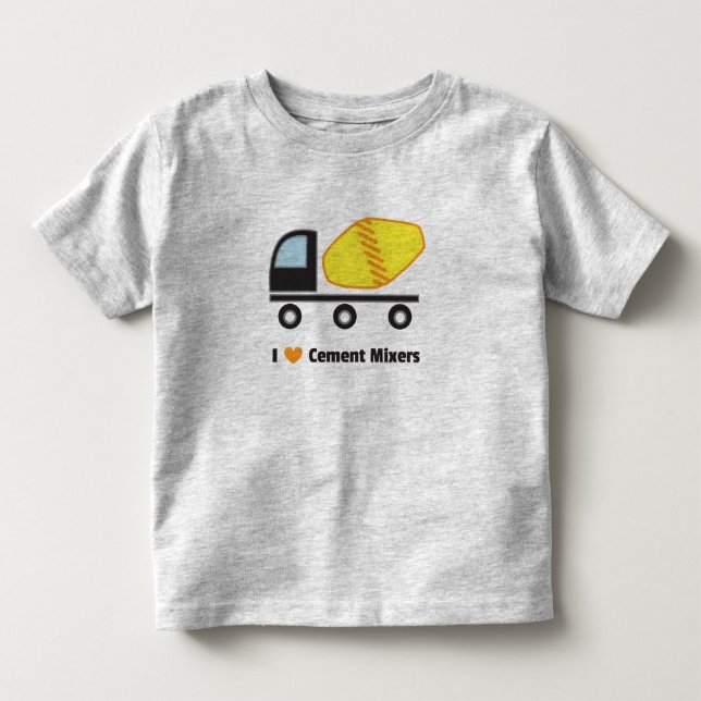 I Liebe Zementmischungen Kleinkind T-shirt (Vorderseite)