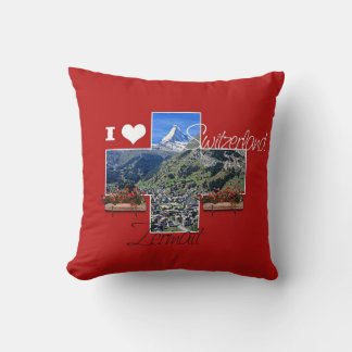 I Liebe Zermatt, Schweiz - Kissen