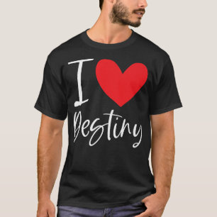 I Liebe Ziel Name Personalisiert Girl Weibliche BE T-Shirt
