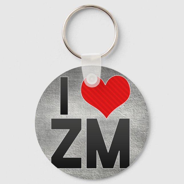 I Liebe ZM Schlüsselanhänger (Vorderseite)