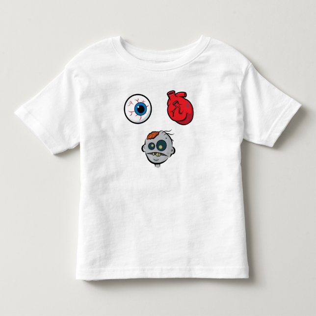 I Liebe-Zombie-Kleinkind-T - Shirt (Vorderseite)