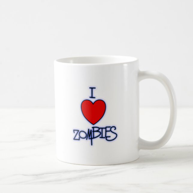 I Liebe-Zombies! Kaffeetasse (Rechts)