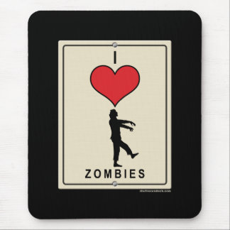 I Liebe-Zombies Mousepad