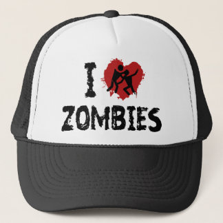I Liebe Zombies Truckerkappe
