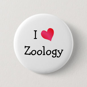 I Liebe Zoology Button