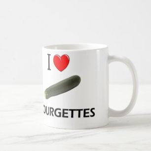 I Liebe-Zucchini Kaffeetasse