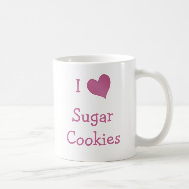 I Liebe Zucker-Cookies Kaffeetasse (Rechts)