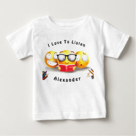 I Liebe zum Lesen von Büchern Baby T-shirt