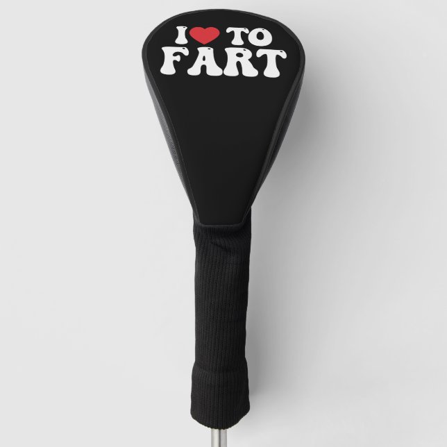 I Liebe zur Furz Golf Headcover (Vorderseite)