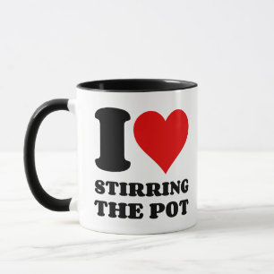 I LIEBE ZUR VERSTÄRKUNG DES POTS TASSE