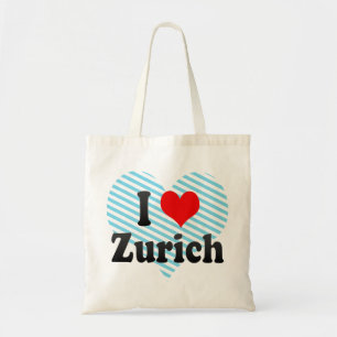 I Liebe Zürich, die Schweiz Tragetasche