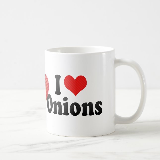 I Liebe-Zwiebeln Kaffeetasse (Rechts)