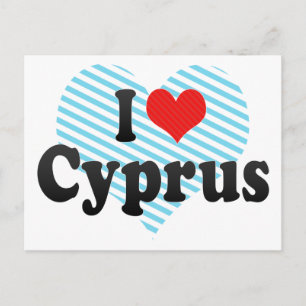 I Liebe Zypern Postkarte
