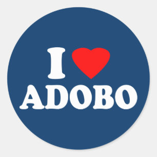 I LiebeAdobo Runder Aufkleber