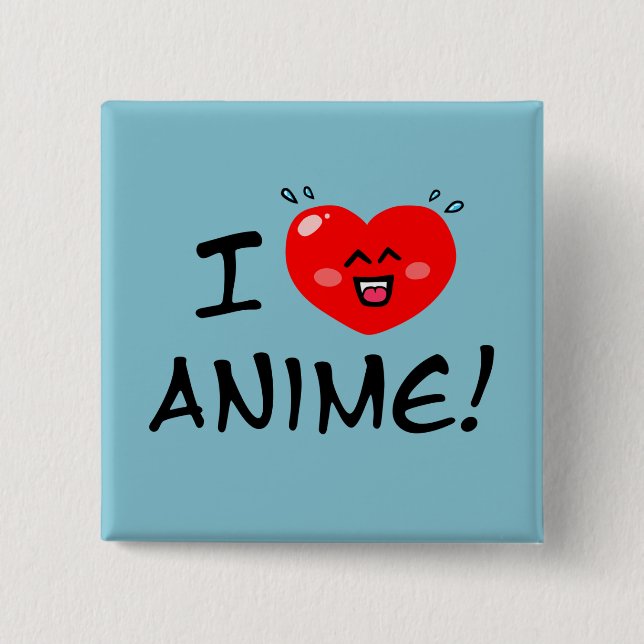 I LiebeAnime Button (Vorderseite)
