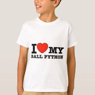I Liebeballpythonschlange T-Shirt