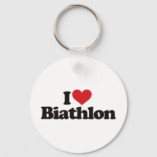 I LiebeBiathlon Schlüsselanhänger