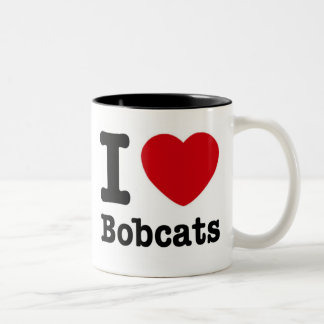 I Liebebobcats-Tasse Zweifarbige Tasse
