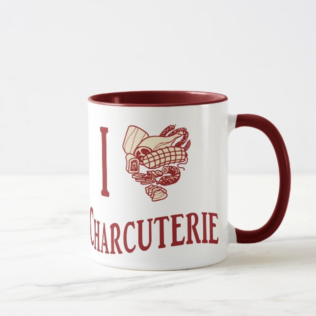 I LiebeCharcuterie Tasse (Rechts)