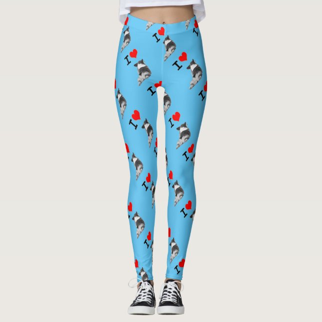 I LiebeCorgis Leggings (Vorderseite)
