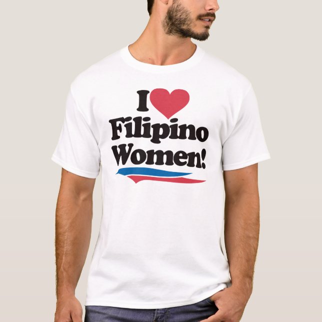 I Liebefilipino-Frauen T-Shirt (Vorderseite)