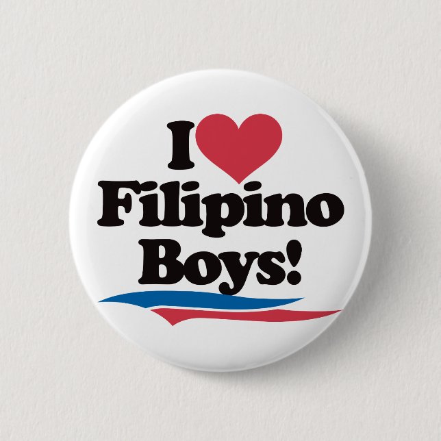 I Liebefilipino-Jungen Button (Vorderseite)