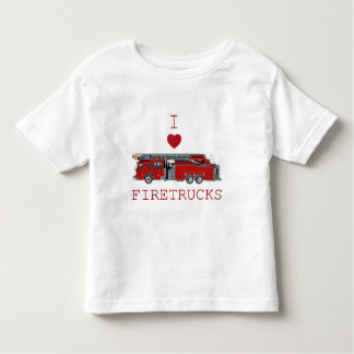 I LiebeFiretrucks Kleinkind T-shirt