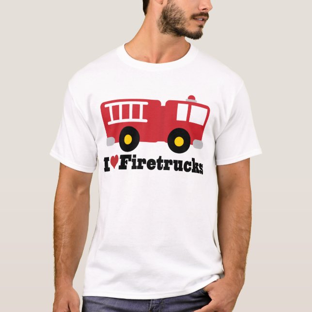 I LiebeFiretrucks T-Shirt (Vorderseite)