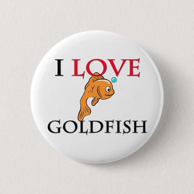 I LiebeGoldfish Button (Vorderseite)