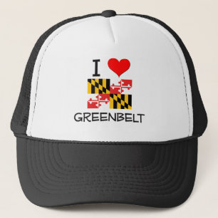 I LiebeGreenbelt Maryland Truckerkappe