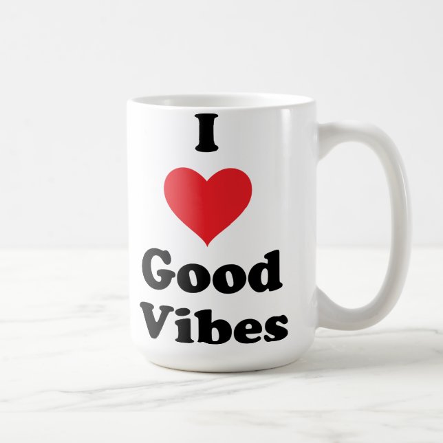 I Liebeguter Vibes Kaffeetasse (Rechts)