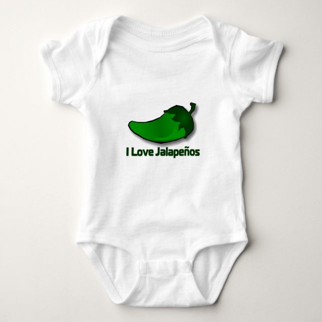 I LiebeJalapenos Baby Strampler (Vorderseite)
