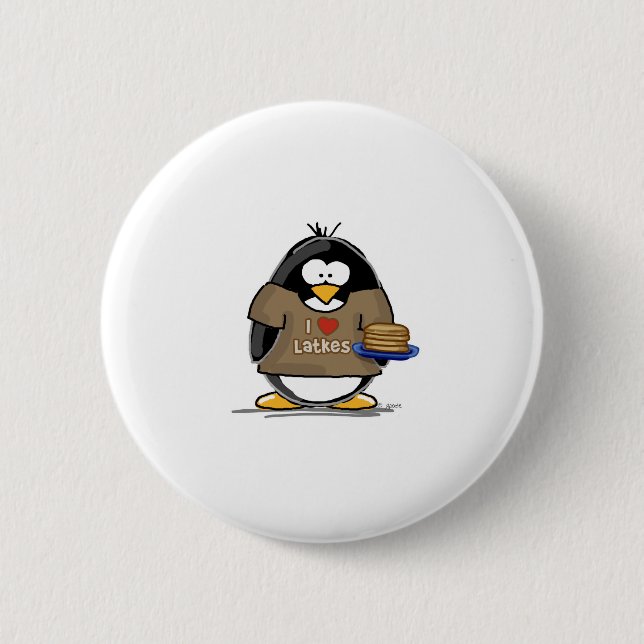 I LiebeLatkesPenguin Button (Vorderseite)