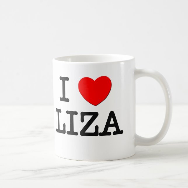 I LiebeLiza Kaffeetasse (Rechts)