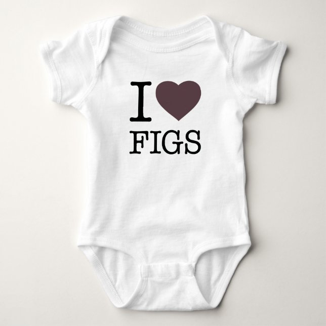 I LIEBEN BABY STRAMPLER (Vorderseite)