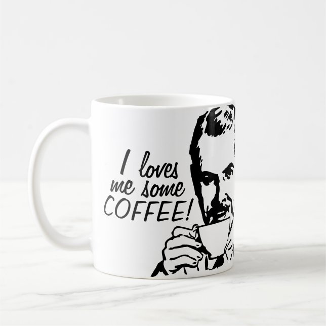 I Lieben ich etwas Kaffee Kaffeetasse (Links)