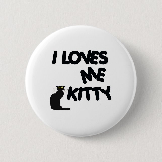 I Lieben ich Kitty Button (Vorderseite)