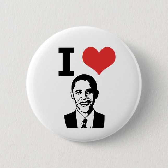 I Liebeobama-Button Button (Vorderseite)