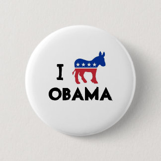 I Liebeobama-Esel-Knopf Button