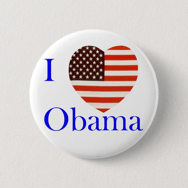 I Liebeobama-Knopf Button (Vorderseite)