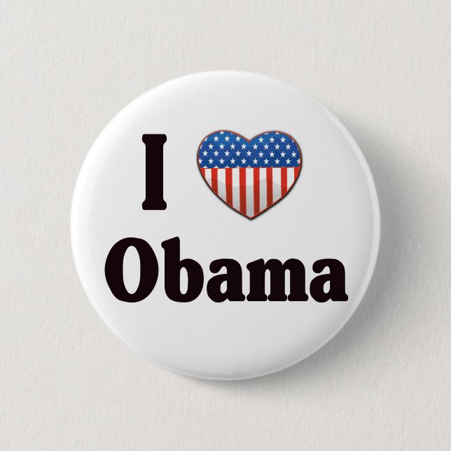 I Liebeobama-Knopf Button (Vorderseite)
