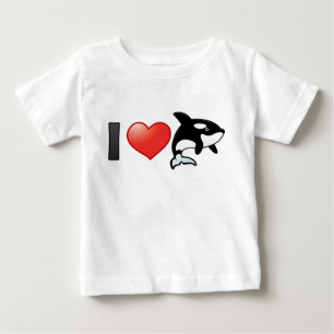 I LiebeOrcas Baby T-shirt