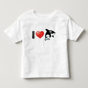 I LiebeOrcas Kleinkind T-shirt