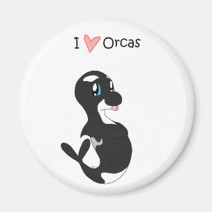 I Liebeorcas-Magnet Magnet