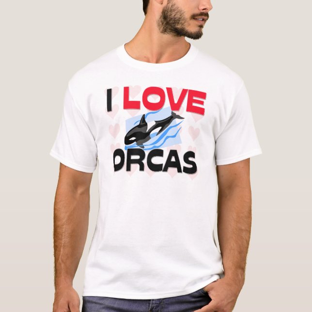 I LiebeOrcas T-Shirt (Vorderseite)