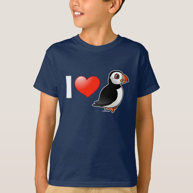 I LiebePuffins T-Shirt (Vorderseite)
