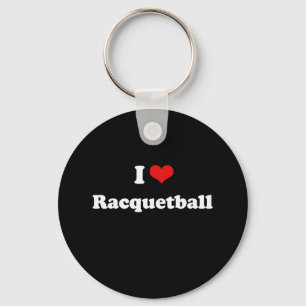 I Lieberacquetball-T-Shirt Schlüsselanhänger